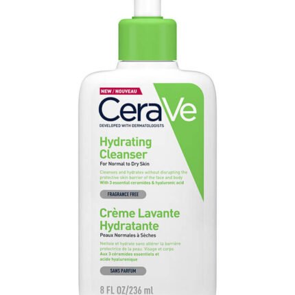 CeraVe Crème Lavante Hydratante Peau Normale à Sèche 236ml - Parana Morocco