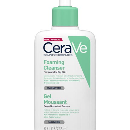 CeraVe Gel Moussant Peau Normale à Grasse 236ml Flacon Pompe - Parana Morocco