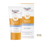 Eucerin Sun Sensitive Protect Crème SPF 50+ pour Peaux Sensibles et Sèches - Parana Morocco
