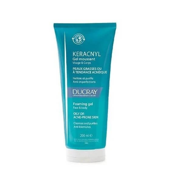 ducray-keracnyl-gel-moussant-200-ml-595x600 (1) Ducray Keracnyl Gel moussant Nettoyant Purifiant Visage et Corps - Parana Morocco