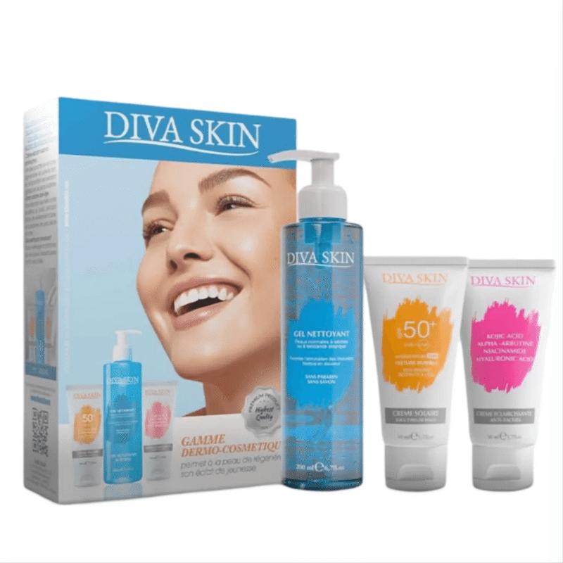 Diva Skin Pack Anti-Taches - Routine Complète Éclaircissante et Protection - Parana Morocco
