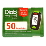 Diab Control Boîte de 50 Bandelettes - Test Glycémie Précis et Rapide - Parana Morocco