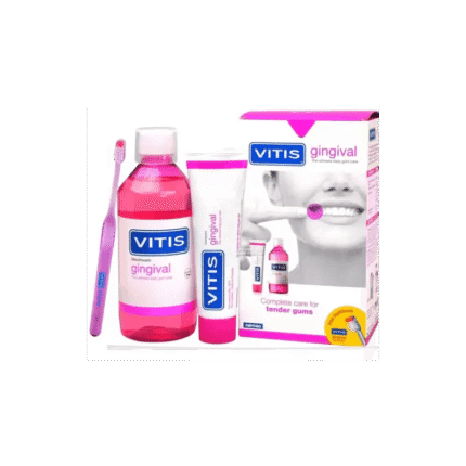 Vitis Pack Gingival - Kit Complet Dentifrice Bain de Bouche et Brosse - Parana Morocco