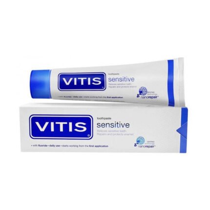 Vitis Dentifrice Sensitive 100ml - Réparation de l'Émail et Soulagement Sensibilité - Parana