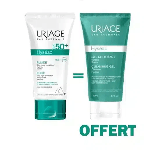 uriage-Hyseac-Fluide-Spf50-Hyseac-Gel-Nettoyant-50-ml-Offert-paranamaroc