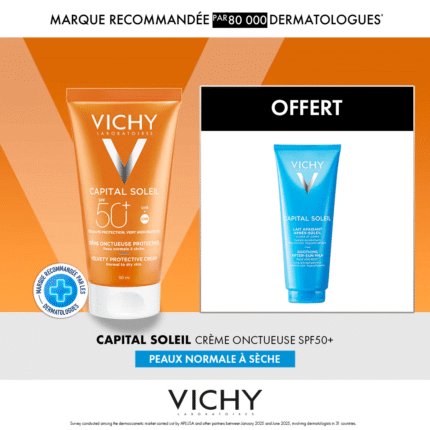 Vichy Capital Soleil Crème Onctueuse SPF50+ Peaux Normales à Sèches - Parana Morocco