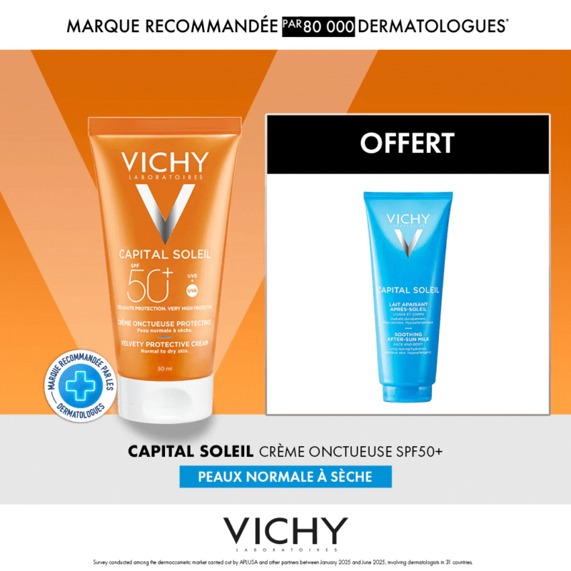 Vichy Capital Soleil Crème Onctueuse SPF50+ Peaux Normales à Sèches - Parana Morocco
