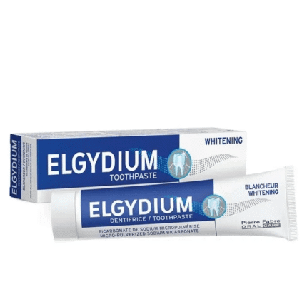 ELGYDIUM Dentifrice Blancheur Bicarbonate - Pour un Sourire Éclatant et des Dents Blanches - Parana Morocco