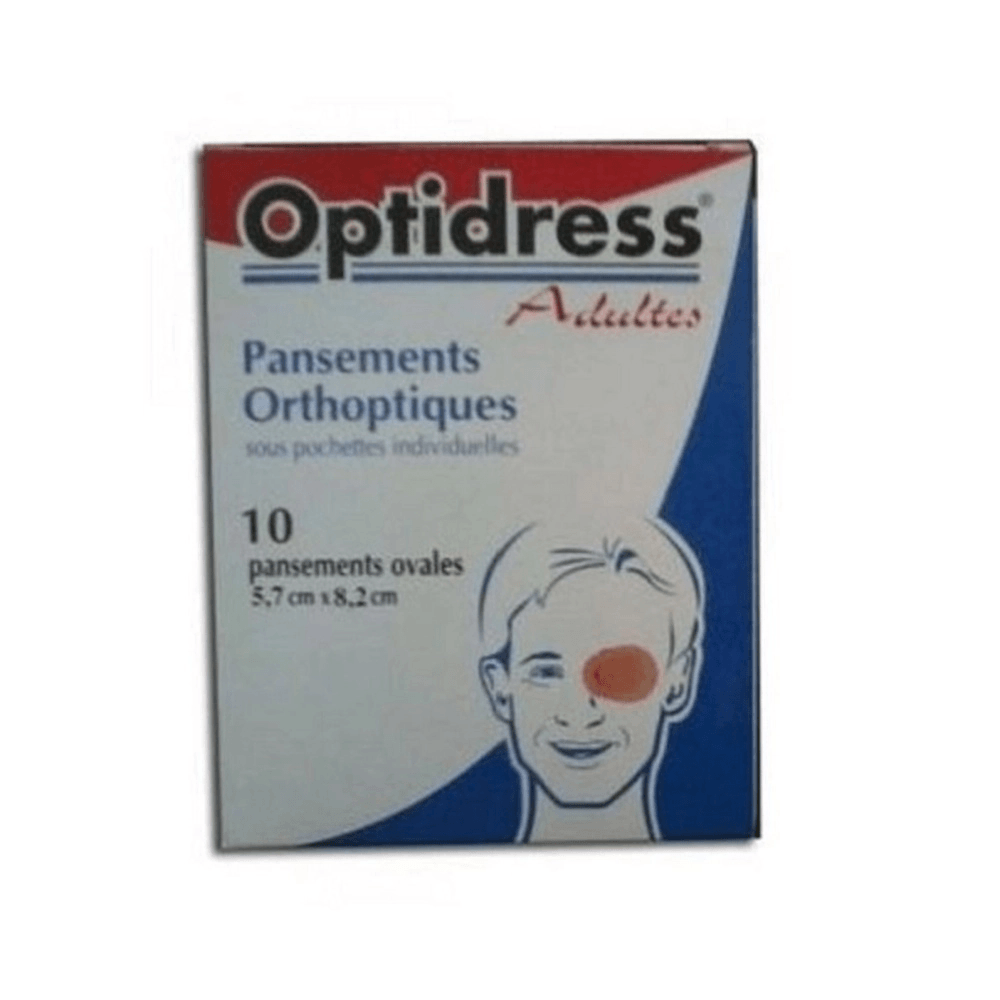 Optidress Compresse Oculaire Adultes Boîte de 10 - Pansement Stérile pour l'Oeil - Parana Morocco-10-pansements (1) Optidress Compresse Oculaire Adultes Boîte de 10 - Pansement Stérile pour l'Oeil - Parana Morocco