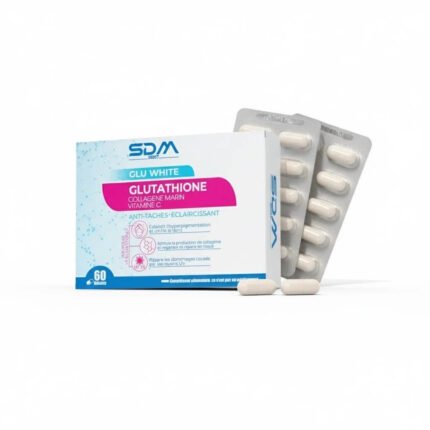 SDM Boost Glu White 60 Gélules - Complément Alimentaire Glutathion Éclat du Teint - Parana Morocco