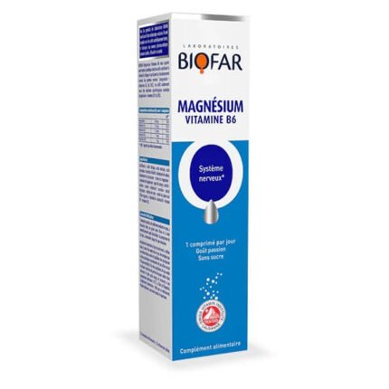 Biofar Magnésium B6 + B2 Comprimés Effervescents Anti-Stress et Vitalité - Parana Morocco