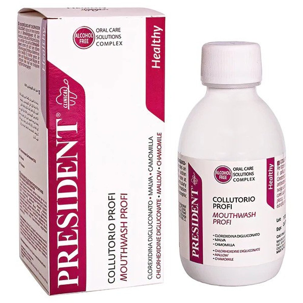 Bain de bouche president Profi à la chlorhexidine Bain de bouche president Profi à la chlorhexidine parana