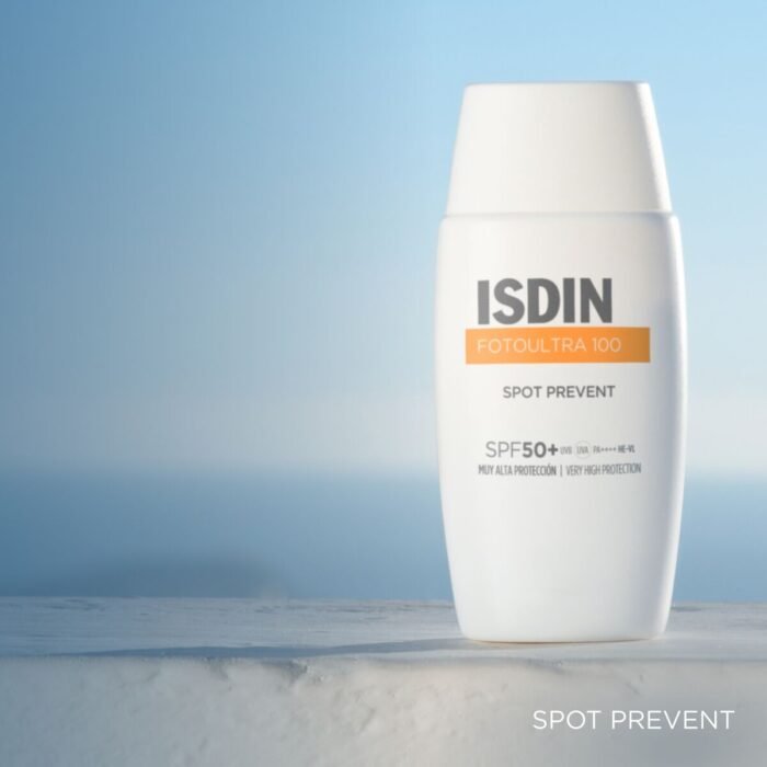 ISDIN Fotoultra 100 Spot Prevent SPF 50+ 50 ml, protection solaire visage anti-taches