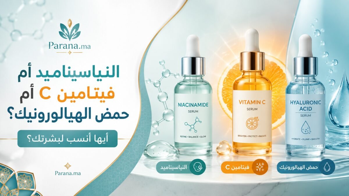 النياسيناميد أم فيتامين C أم حمض الهيالورونيك
