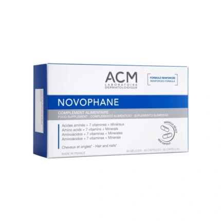 ACM Novophane Ongles et Cheveux 60 Capsules