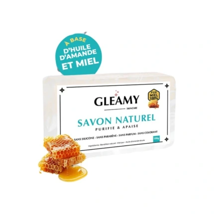 GLEAMY Savon Naturel Purifie & Apaise 100 g