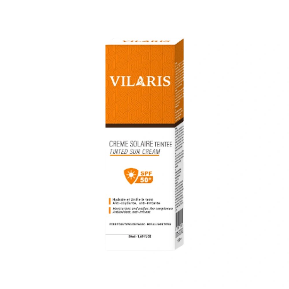 Vilaris Crème Solaire Teintée SPF50+ 50 ml Vilaris Crème Solaire Teintée SPF50+ 50 ml