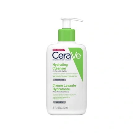 CeraVe Crème Lavante Hydratante Normales à Sèches 236ML