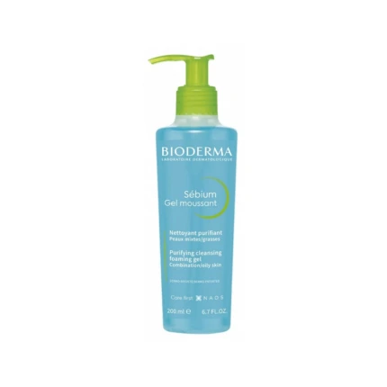 Bioderma Sébium Gel Moussant Purifiant Mixtes à Grasses 200ml
