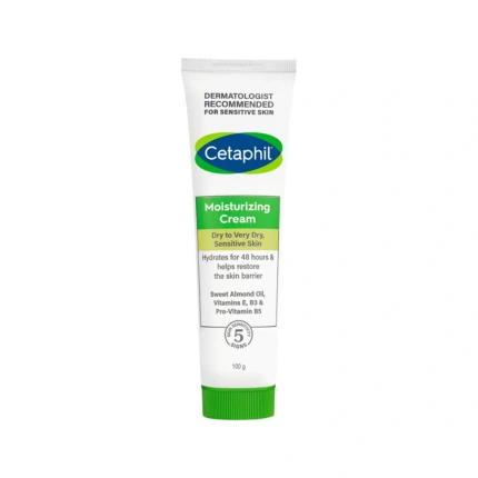 Cetaphil Crème Hydratante - Peaux Sèches et Sensibles - 100g