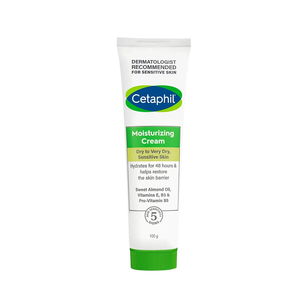 Cetaphil Crème Hydratante - Peaux Sèches et Sensibles - 100g Cetaphil Crème Hydratante 100g Peau Sensible