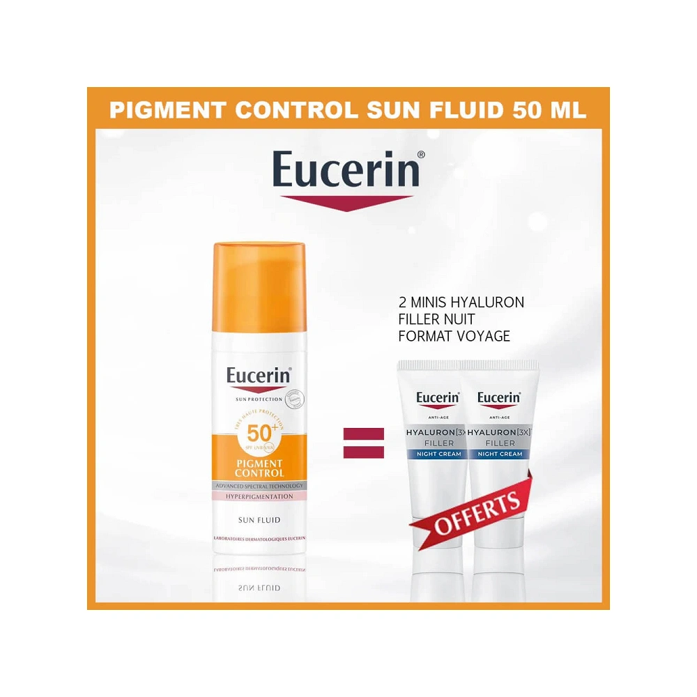 Eucerin Pack Sun Protection Oil Control SPF50+ et Cadeaux Aquaphor Hydro Protect Eucerin Pack Sun Protection Oil Control